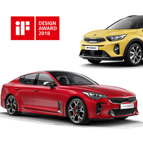 Hattrick pro značku Kia na iF Design Awards 2018