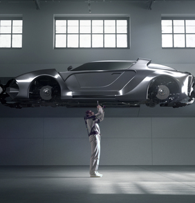 Nositelný průmyslový robot VEX značky KIA