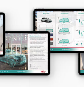 KIA #GoElectric s rozšířenou realitou pomáhá řidičům