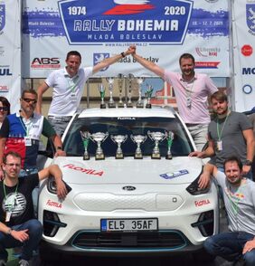 ECO energy Rally Bohemia 2020: KIA vybojovala pět trofejí včetně prvenství v poháru Rally spotřeby