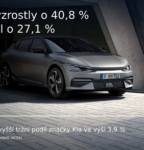 Kia vzrostla o 40,8 % na evropském trhu