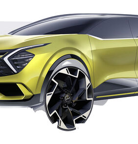 První skici nové evropské Kia Sportage