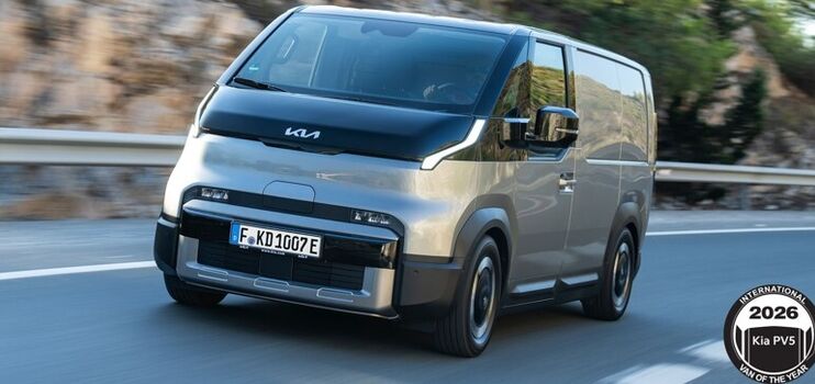 Kia PV5 získává titul „Mezinárodní dodávka roku 2026“